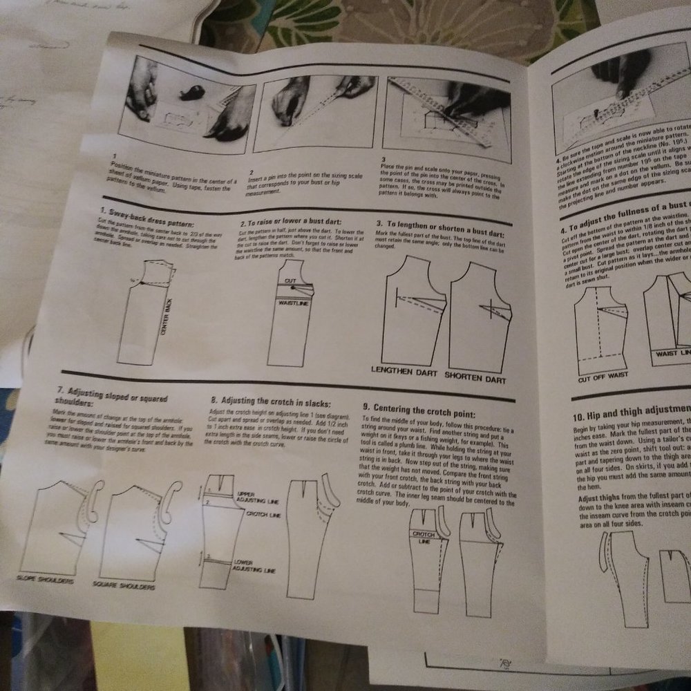2370 Vintage, VHS Tape Never Opened Instructions Learn Pattern Making In Minutes - Picture 4 of 7